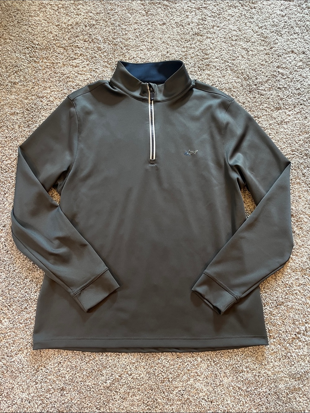 Greg Norman Collection Grey Half-Zip Pullover